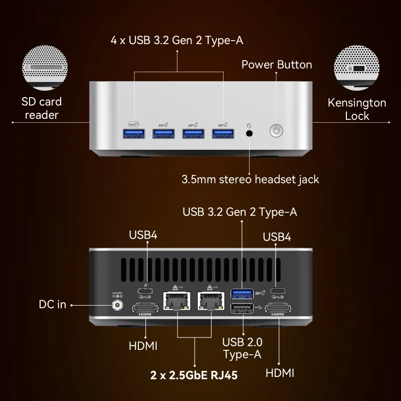 GEEKOM A8 Max Mini PC R9-8945HS 800×800