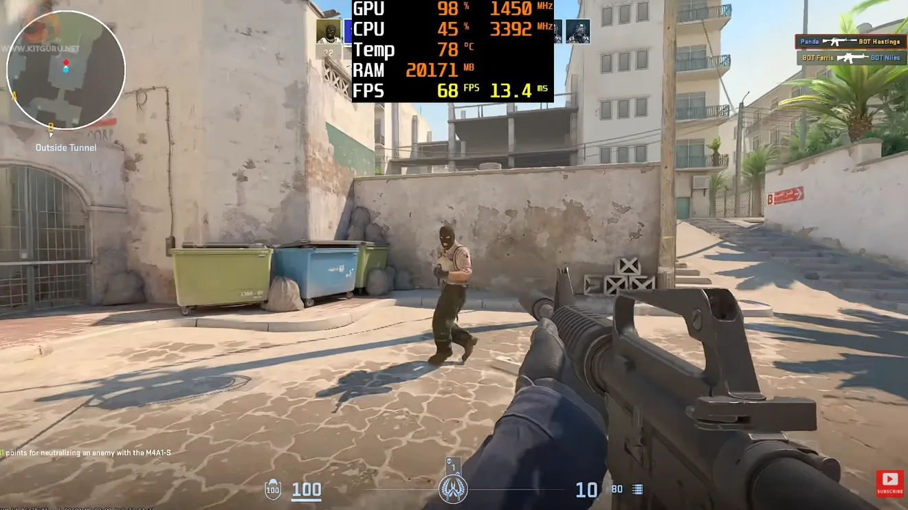counter strike 2 on gt1 mega
