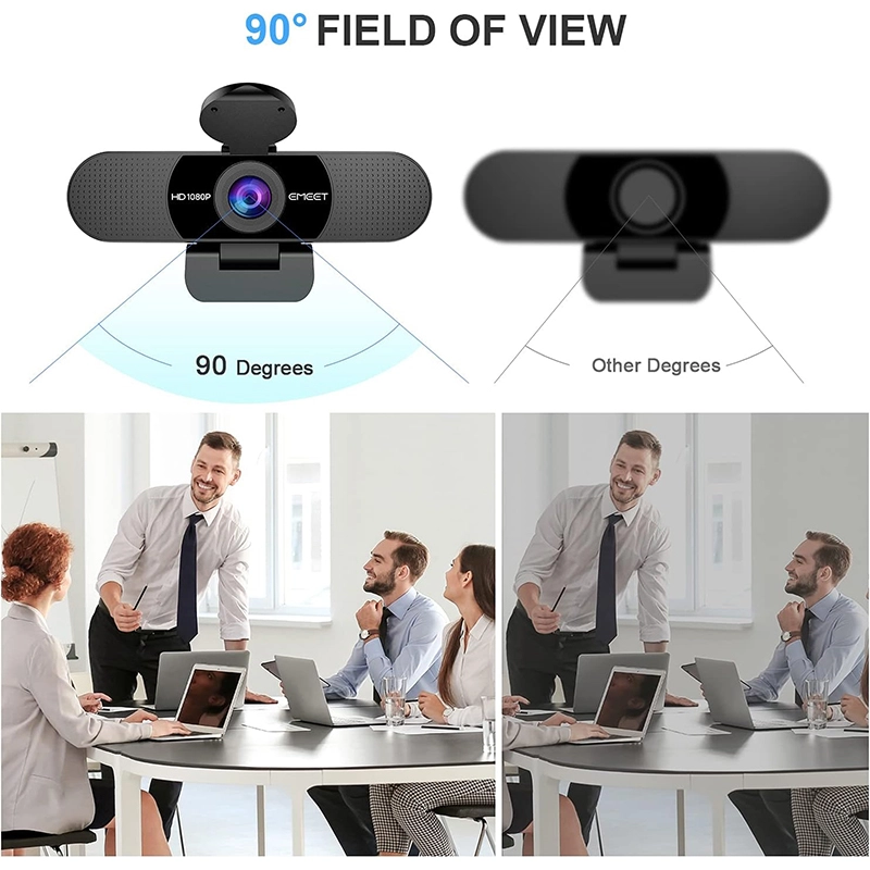 GEEKOM x EMEET 1080P Full HD Webcam with Dual Mics 800×800