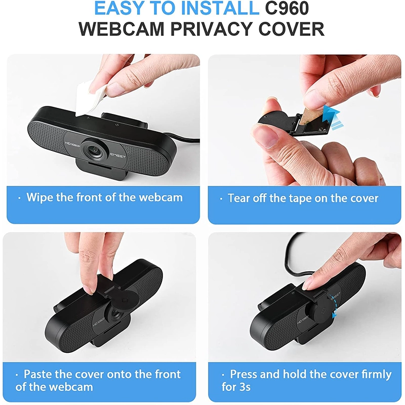 GEEKOM x EMEET 1080P Full HD Webcam with Dual Mics 800×800