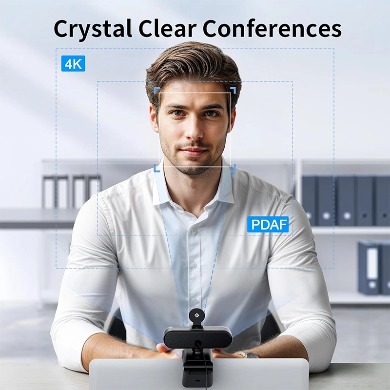 GEEKOM x EMEET NOVA 4K Ultra HD Webcam with PDAF Autofocus 800×800
