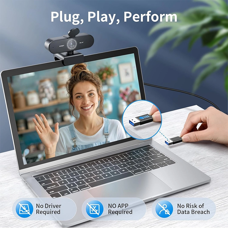 GEEKOM x EMEET NOVA 4K Ultra HD Webcam with PDAF Autofocus 800×800