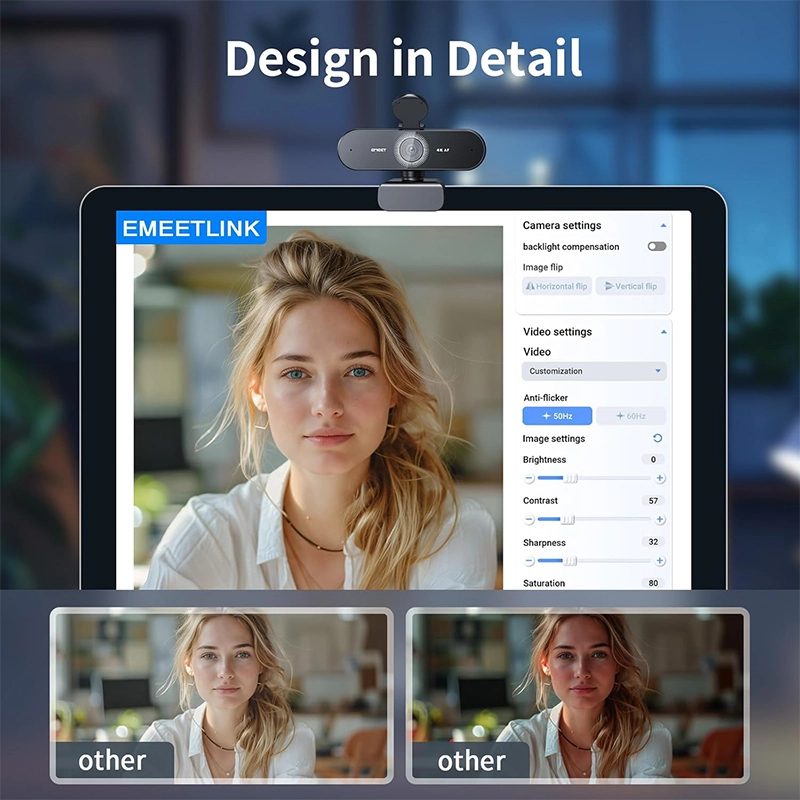 GEEKOM x EMEET NOVA 4K Ultra HD Webcam with PDAF Autofocus 800×800