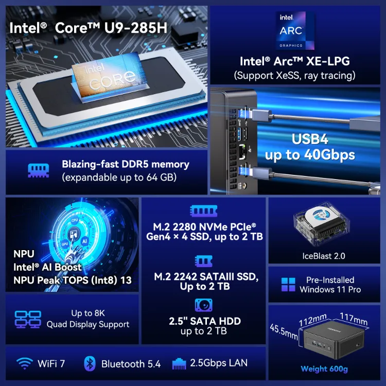 geekom IT15 mini pc img collecion hdd new