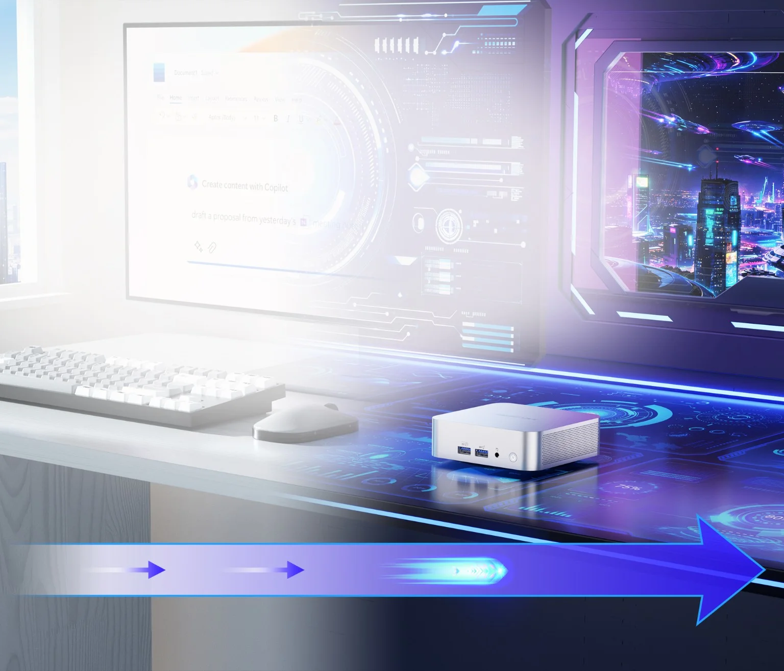 GEEKOM longtermism landing page banner for H5