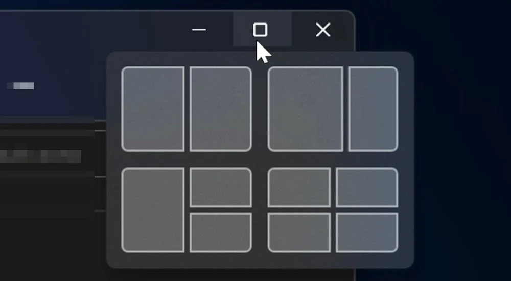 snap layouts