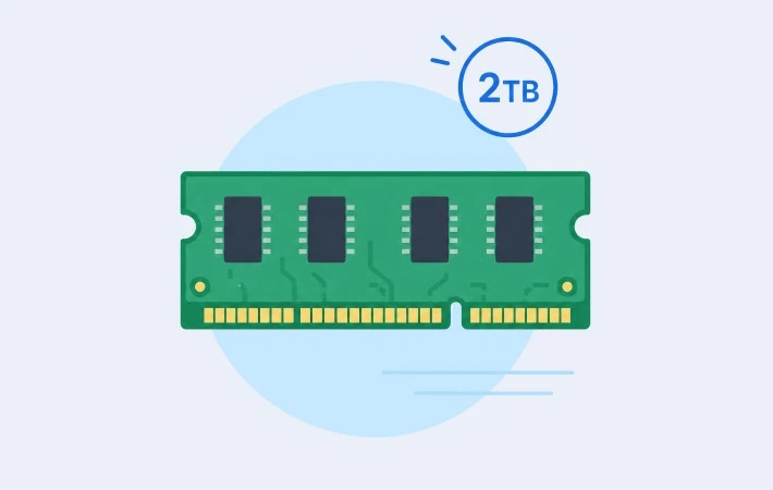 supports up to 2TB RAM